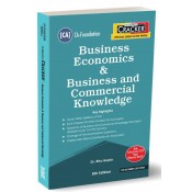 Taxmann's Cracker on Business Economics & Business and Commercial Knowledge for CA Foundation December 2023 Exam by Dr. Ritu Gupta | BEBCK